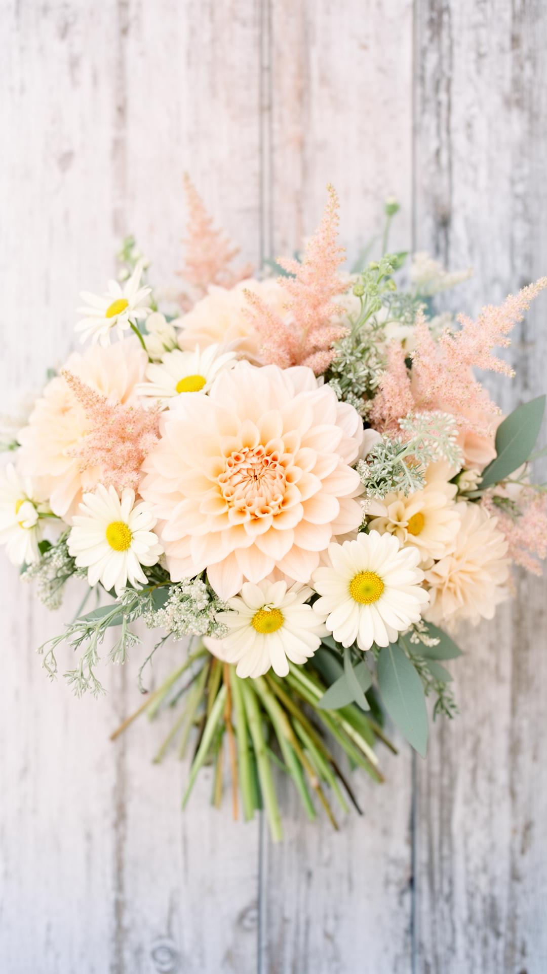 Soft bouquet of peach and cream blooms — an emblem of whole-woman sexual health care